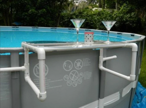 Horizon Design Studios - DIY Drink Ledge for Above-Ground Pool