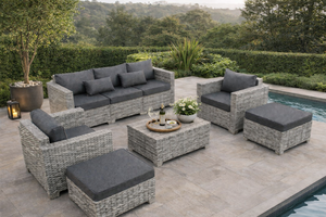 WAROOM Patio Furniture Set 6 Piece
