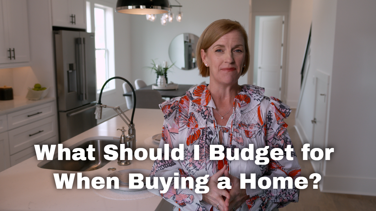 Thumbnail for "What Should I Budget for When Buying a Home?" - Melanie Cameron standing in kitchen.