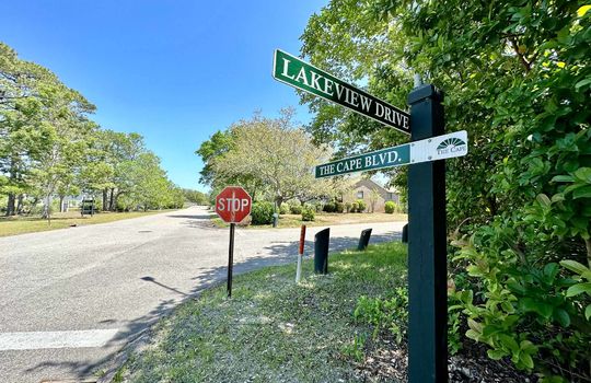 The Cape - Street Sign
