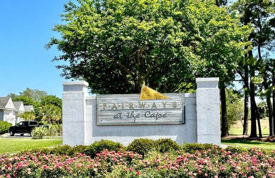 Fairways at the Cape - Entrance Sign