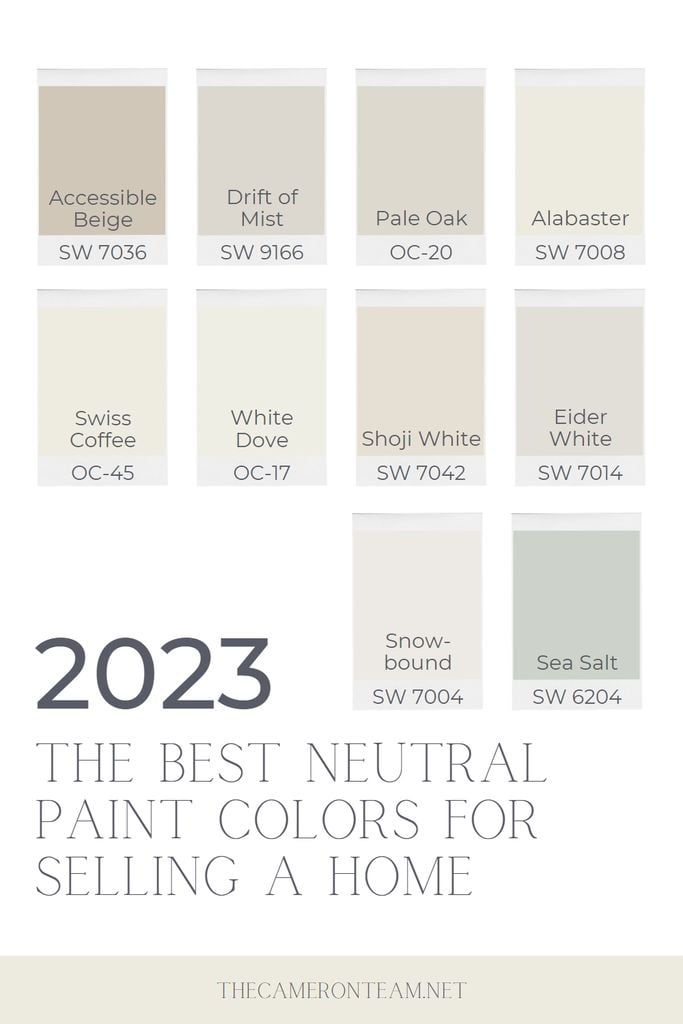 Best Neutral Paint Colors for Selling a Home in 2023
