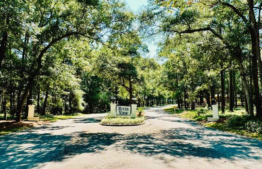 River Run Plantation - River View Sign