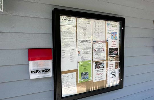 River Run Plantation - Events Board