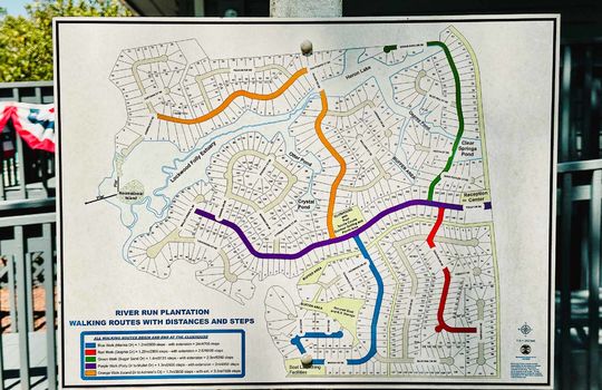 River Run Plantation - Walking Trails and Steps