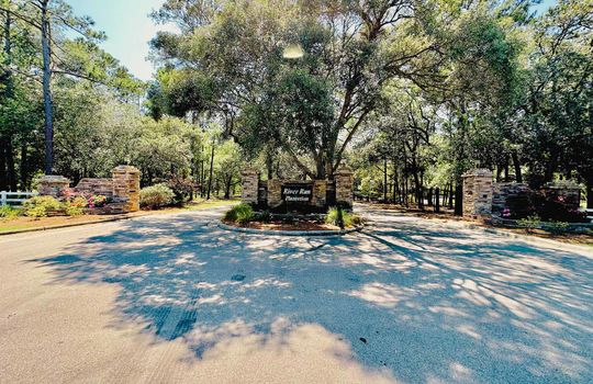 River Run Plantation - Entrance