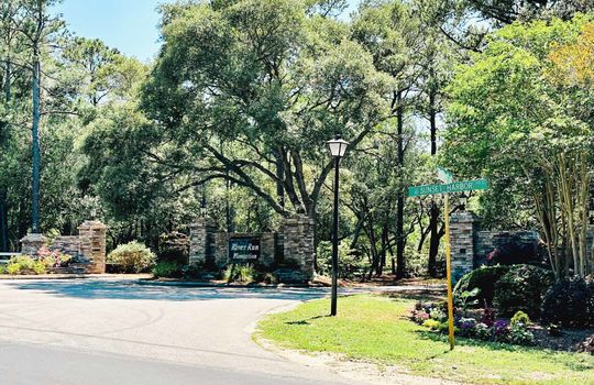 River Run Plantation - Entrance