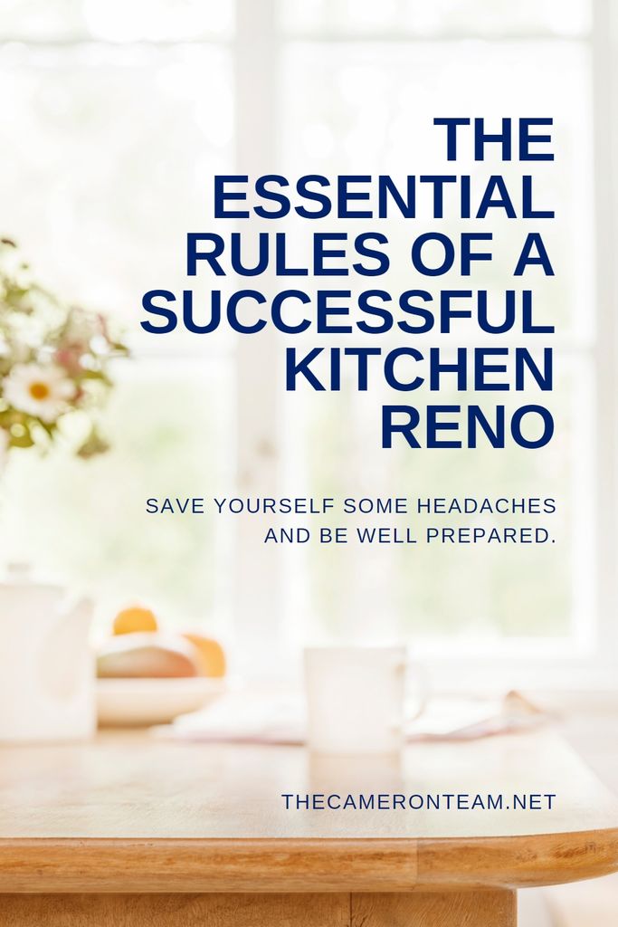 The Essential Rules Of a Successful Kitchen Reno