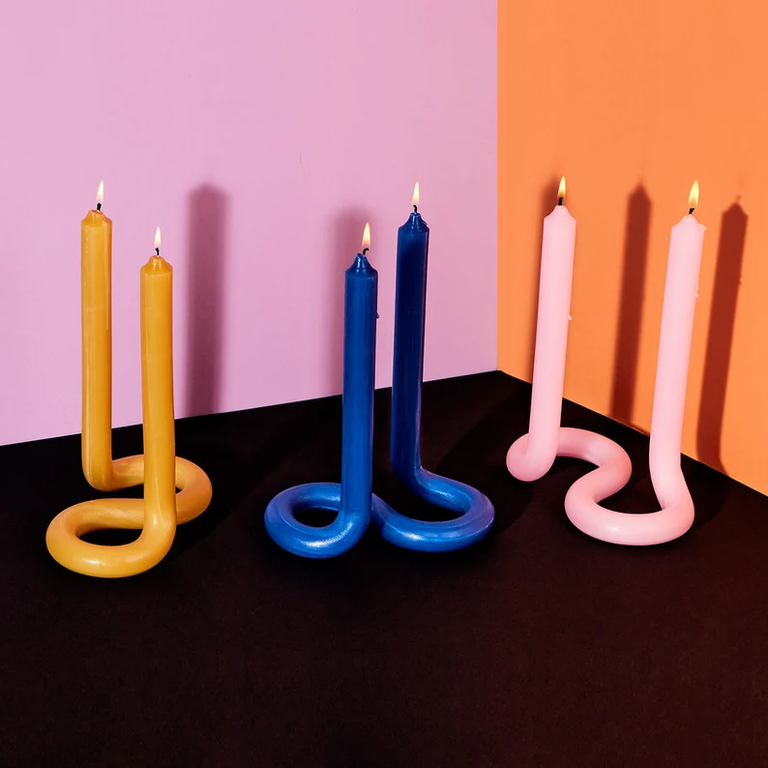 Bendy Candles The Newest Décor Trend to Add Whimsy to