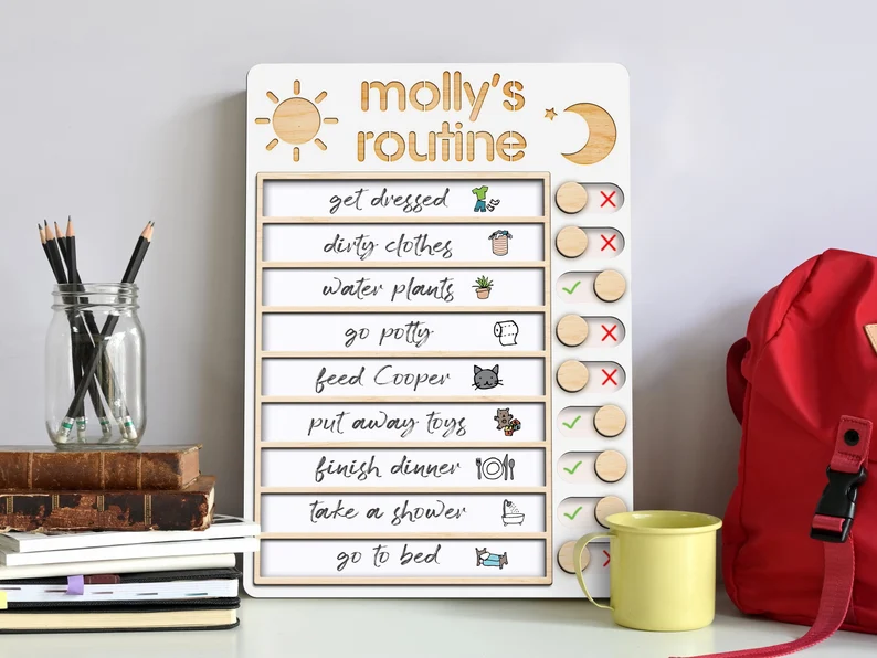 Chippico Toys - Personalized Daily Routine Chart