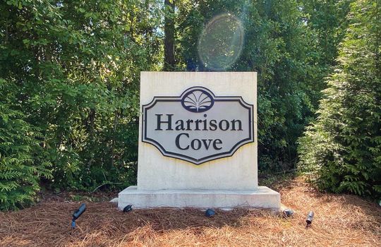 Harrison Cove - Entrance Sign