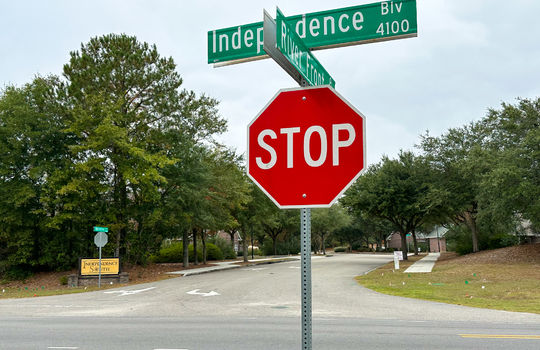 Independence South - Street Sign