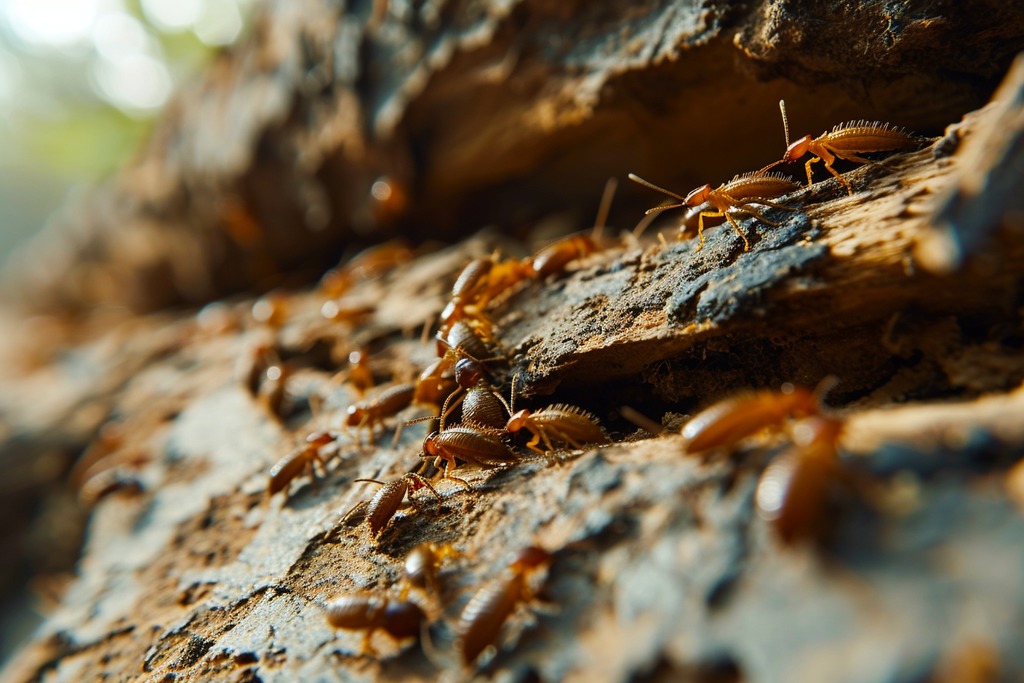 Termites Destroying Wood