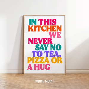 PinkGiraffePrintCo - In This Kitchen Print (Change the Words!)