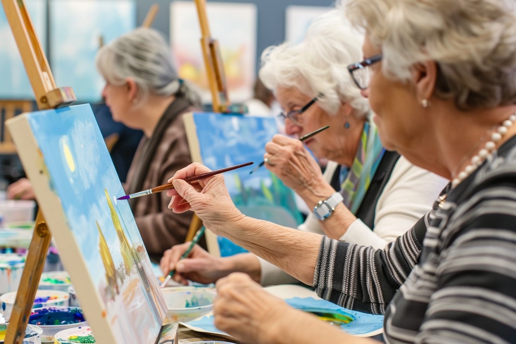 Painting Class for Retirees