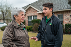 Wholesaler Speaking to a Homeowner