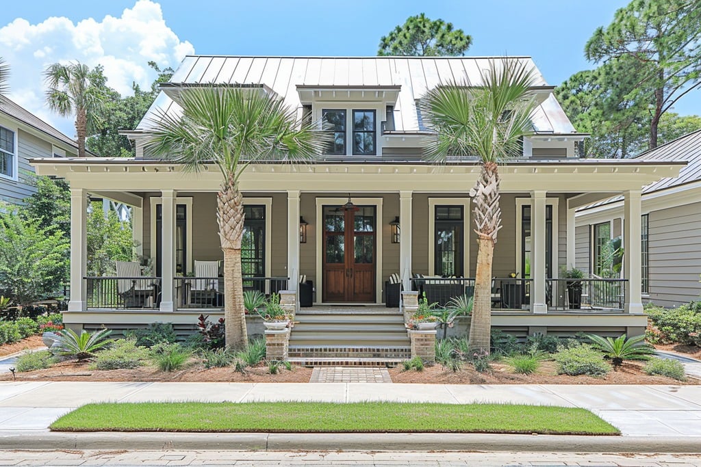 Low Country Home with a Metal Roof