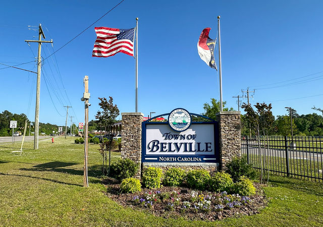 Town of Belville Sign