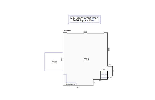 19189 &#8211; 606 Ravenswood Road-1st Floor