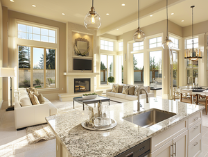 Granite Countertops in a Luxury Home