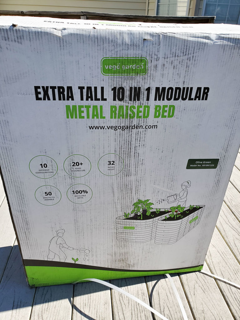 Vego Garden Extra Tall 10-in-1 Modular Metal Raised Bed