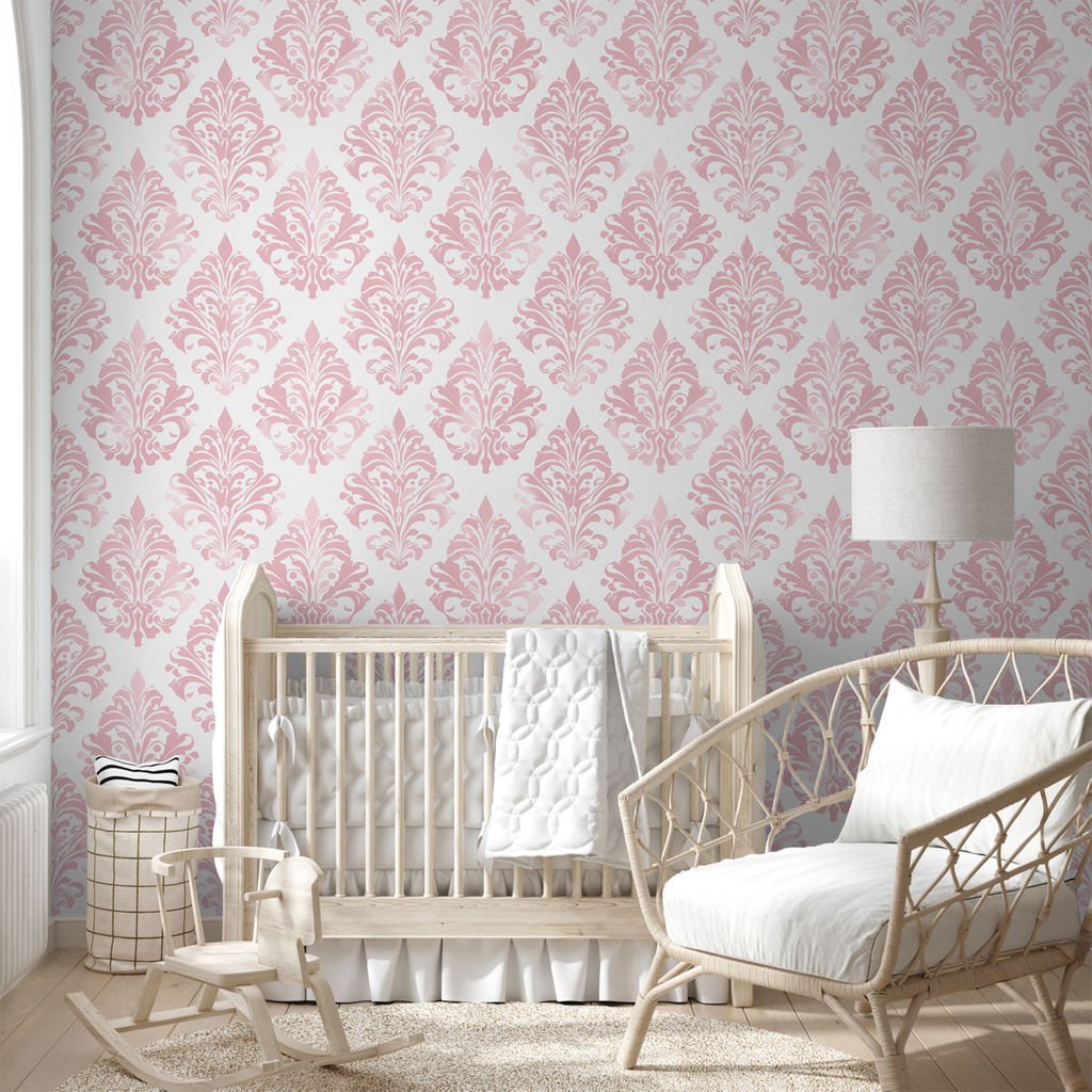 Zazzle Monochromatic Elegant Pink Wallpaper 1500