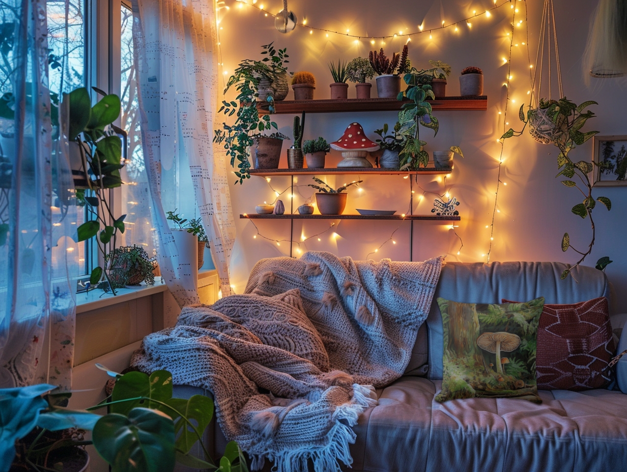 Living Room with Fairycore Aesthetic