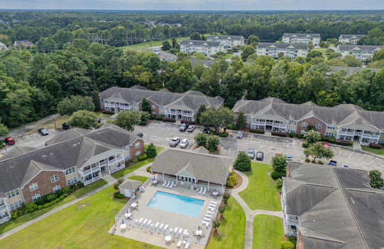 Aerial of The Gardens in Wilmington, NC