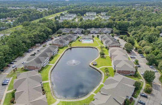 Aerial of The Gardens in Wilmington, NC