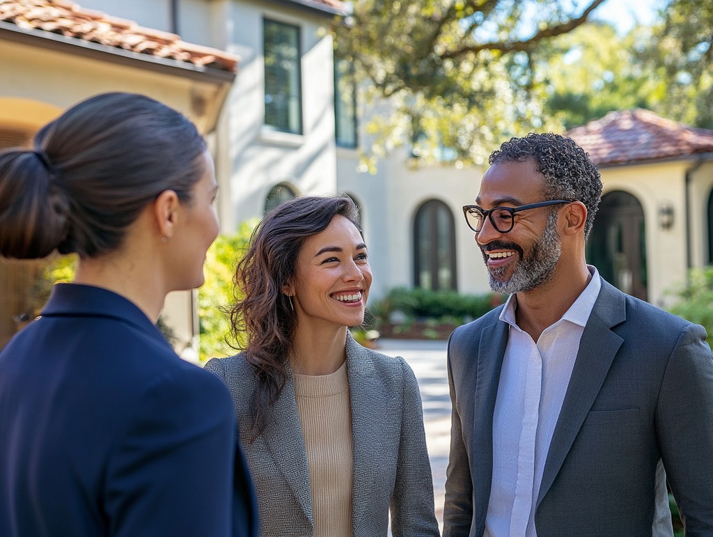 Buyers Talking with the Realtor