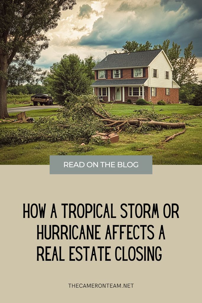 How a Tropical Storm or Hurricane Affects a Real Estate Closing