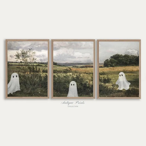 Neutral Landscape Ghosts Wall Art - AntiquePrintsCollect