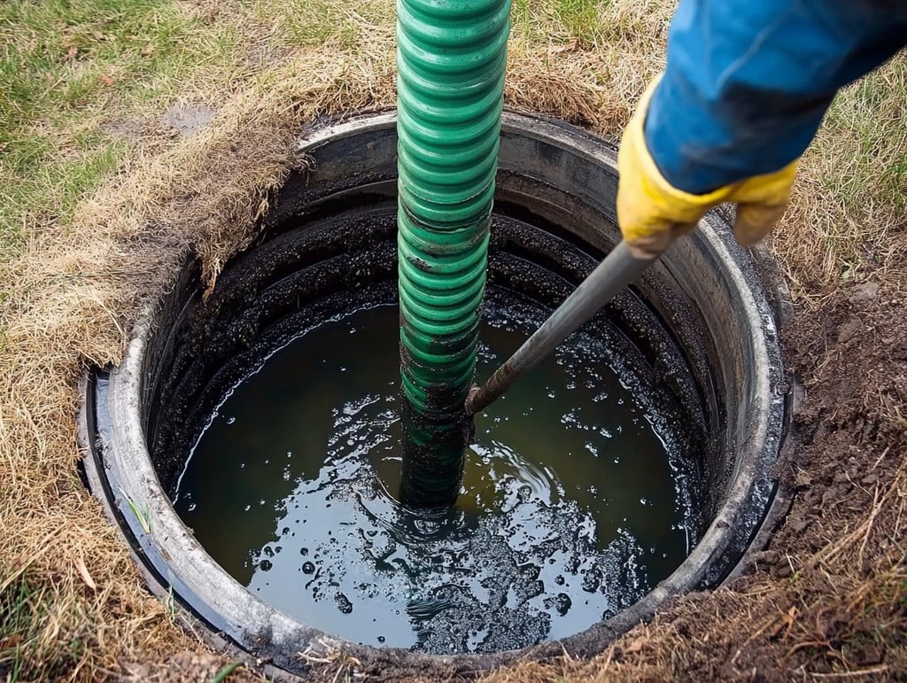 Pumping a Full Septic Tank