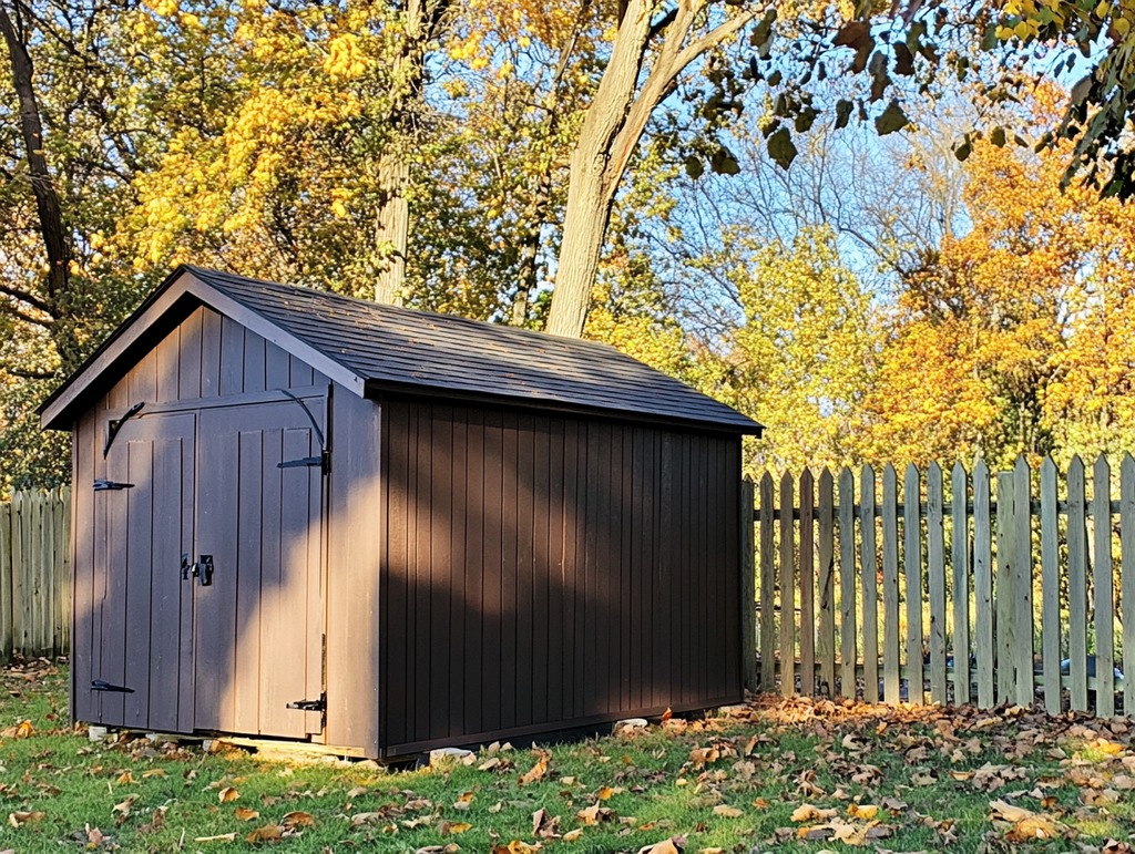 Shed and Fence