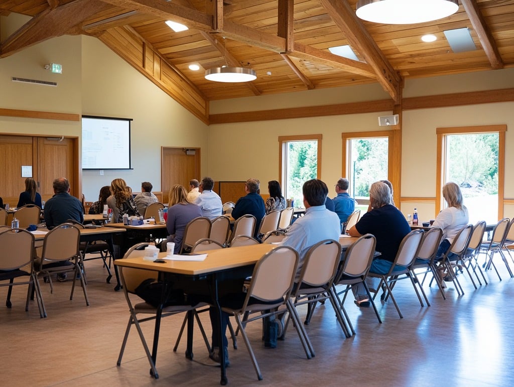 HOA Meeting in Clubhouse