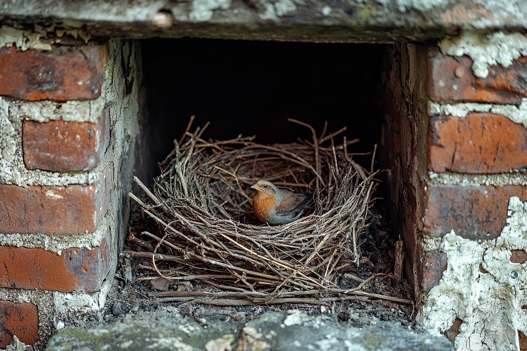 Nest in Chimney