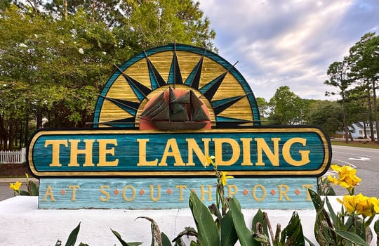 The Landing at Southport - Sign