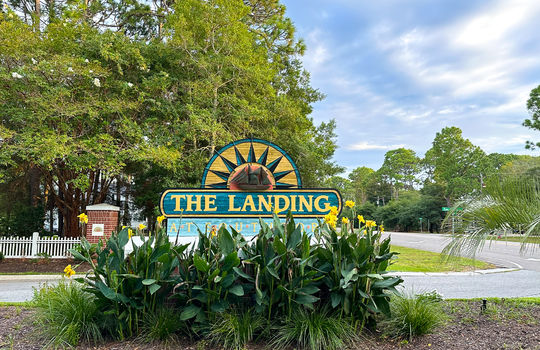 The Landing at Southport - Sign