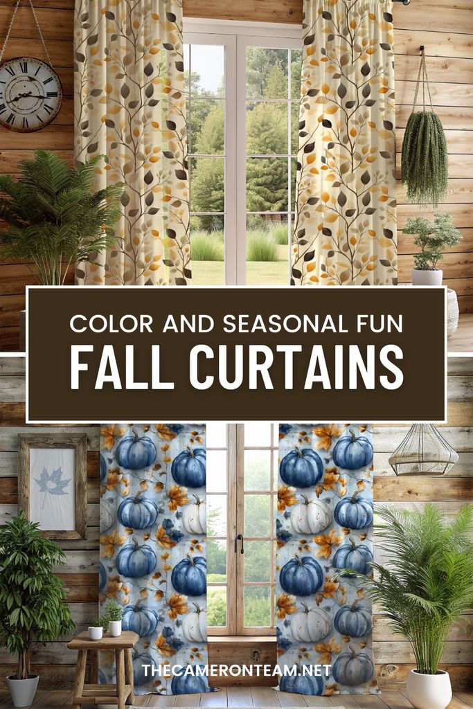 Adding Color and Seasonal Fun to Your Home with Fall Curtains