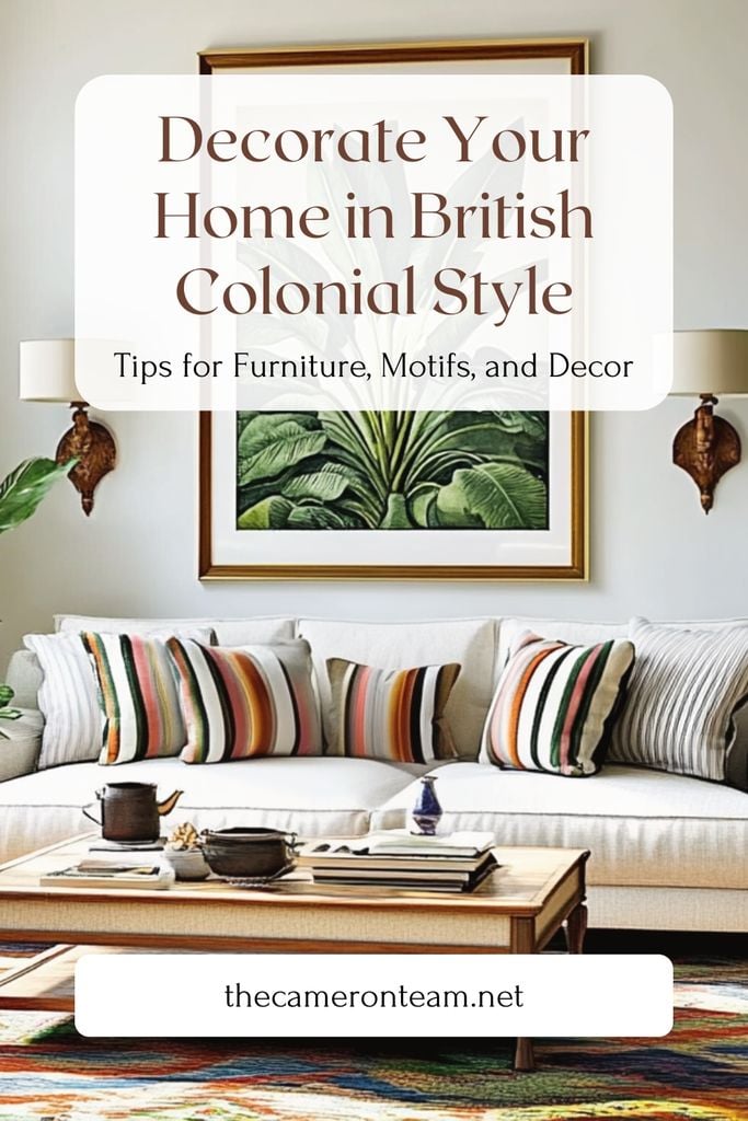 Decorate Your Home in British Colonial Style