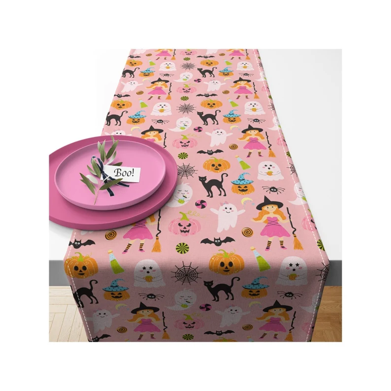 Pastel Halloween Table Runner - WaterlooBoutique