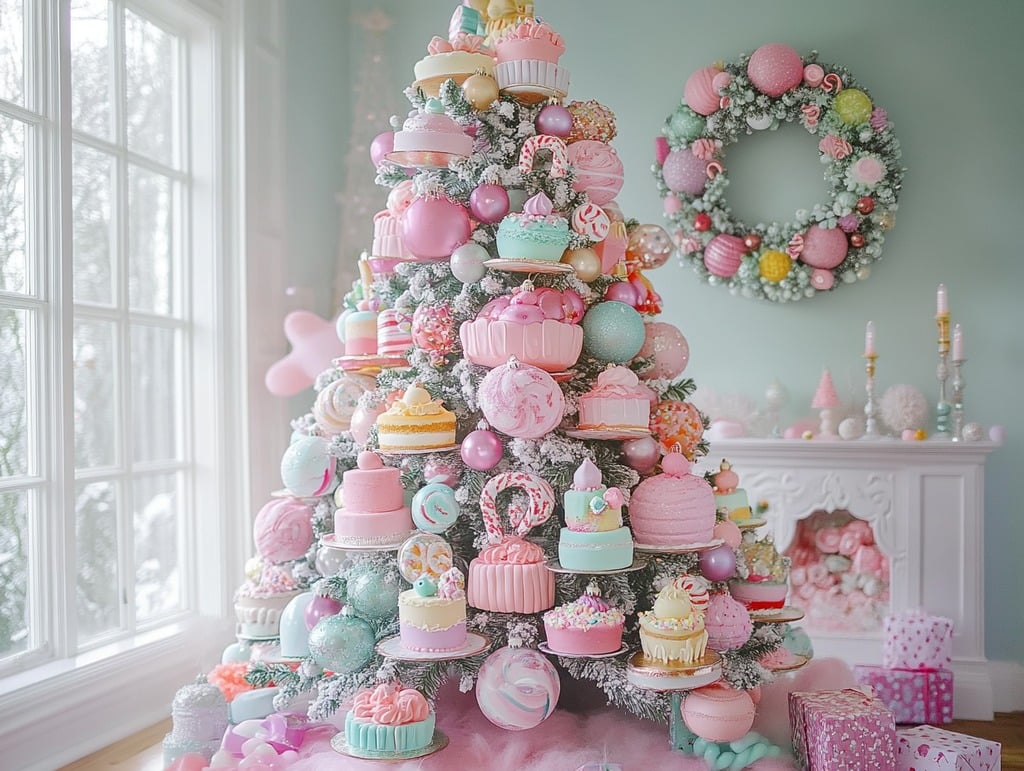 Pastel Sweets Christmas Tree - Christmas Trends of 2024