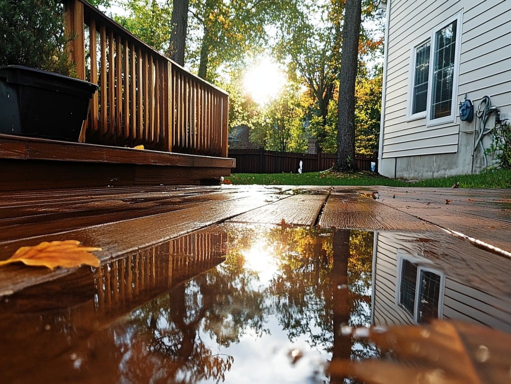 Puddle On a Deck