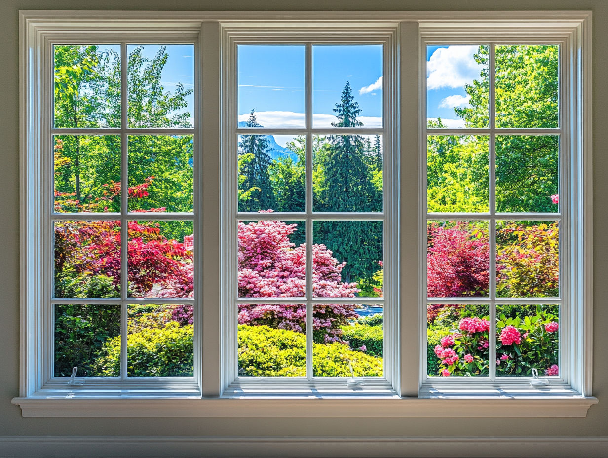 Windows with a Mountain View