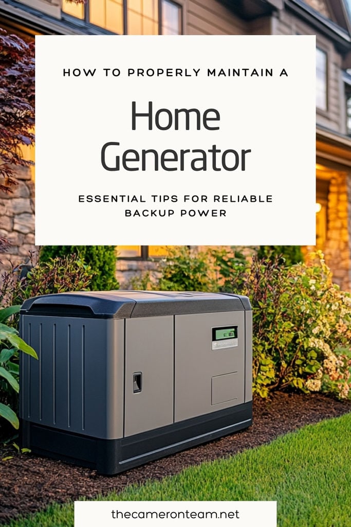 How to Properly Maintain a Home Generator: Essential Tips for Reliable Backup Power