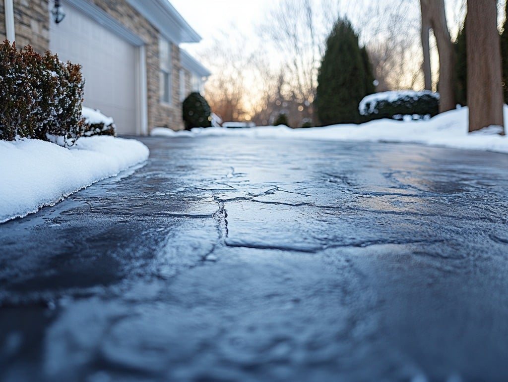 Ice on Driveway