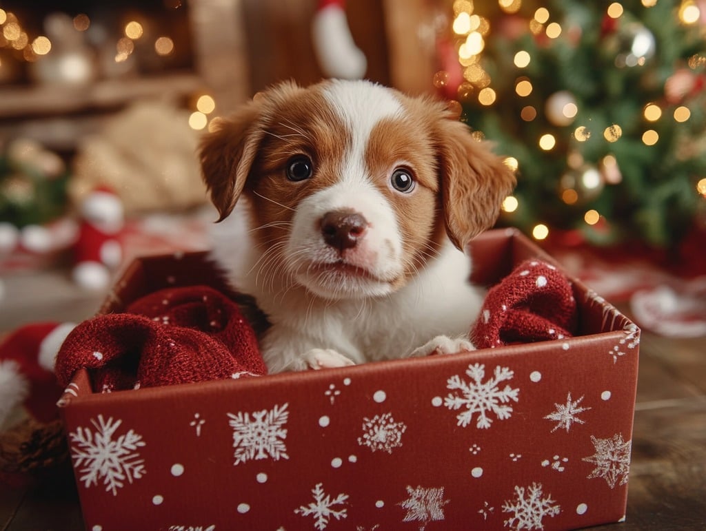 Puppy Holiday Gift