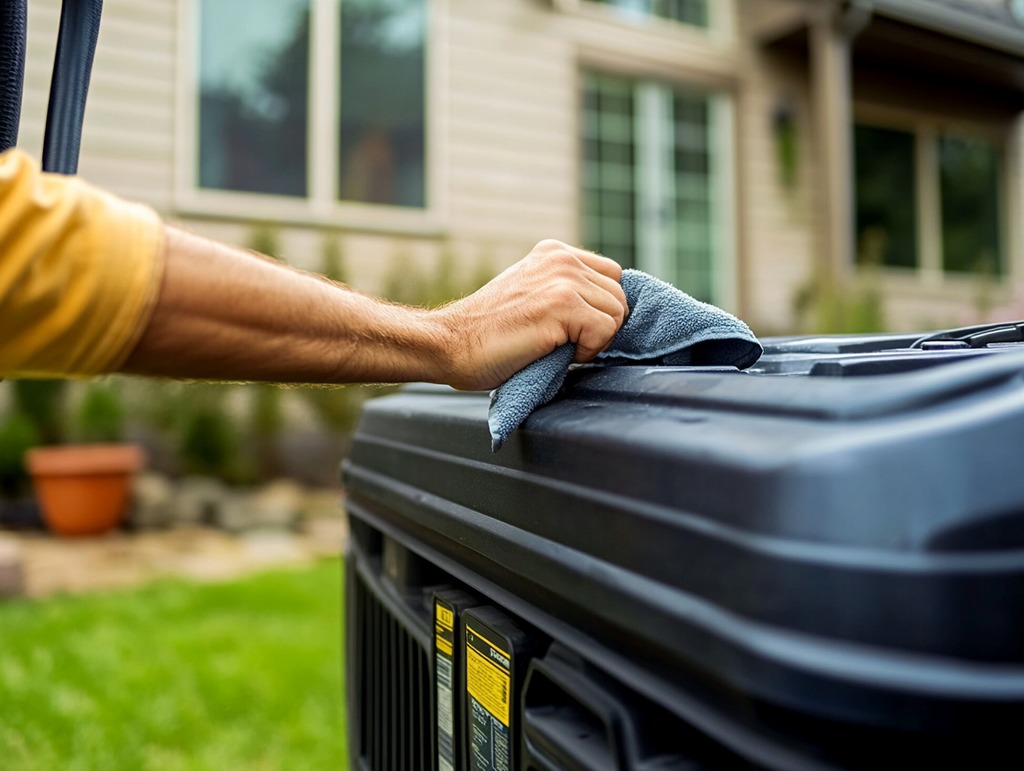 Wiping Off Home Generator