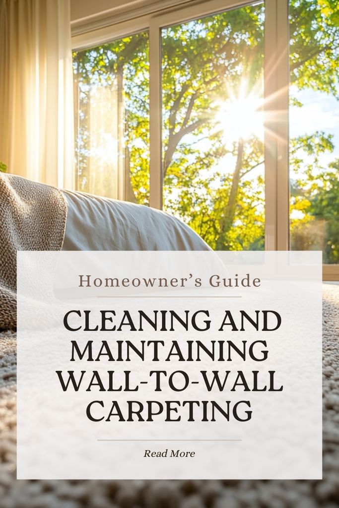 The Homeowner’s Guide to Cleaning and Maintaining Wall-to-Wall Carpeting