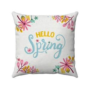 Hello Spring Pillow - PillowFrenzyPillows